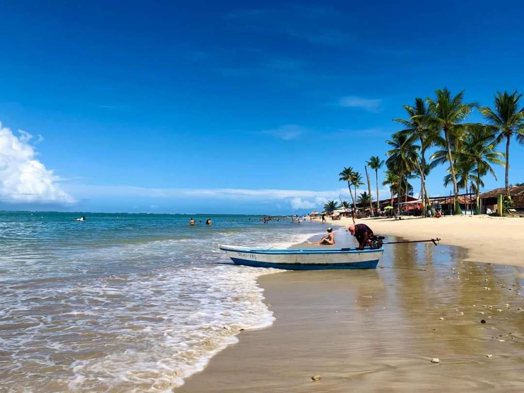 Apto Aconchegante Na Praia Coroa Vermelha 桑塔克鲁茨卡巴利亚 外观 照片